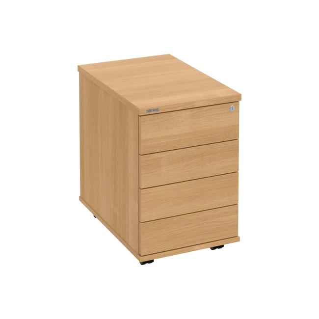 Hobis container, 40x60x60 cm, handleless opening, oak/oak
