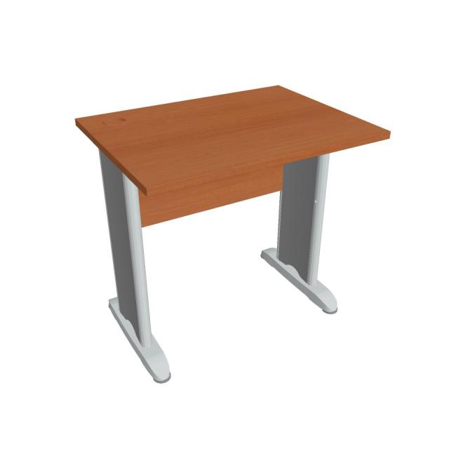 Cross work table, 80x75.5x60 cm, cherry/metal