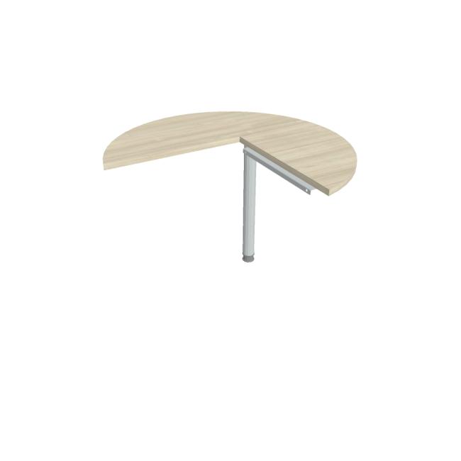 [ON410012] Additional table Cross, left, 100x75.5x(60x60) cm, agate/metal