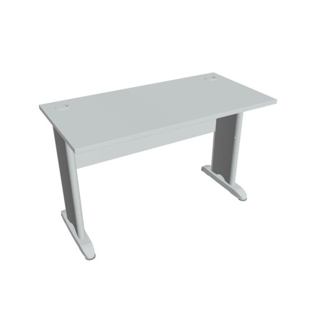 Cross work table, 120x75.5x60 cm, grey/metal