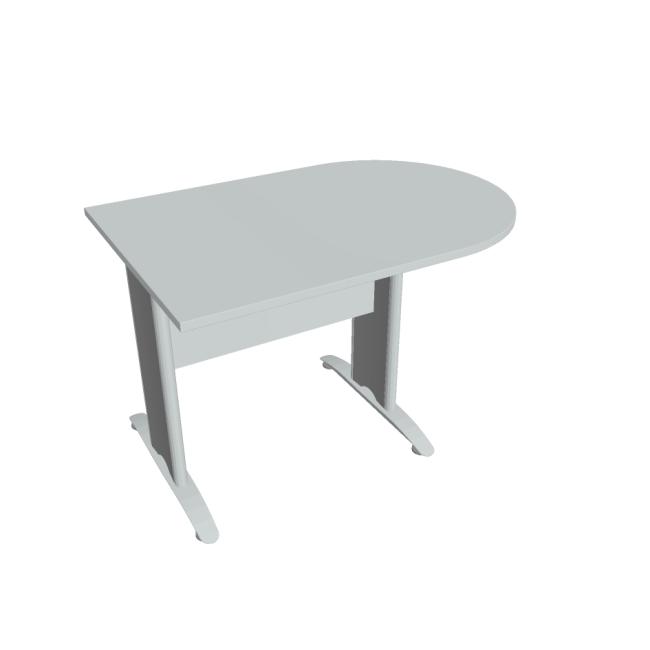 [ON412272] Additional table Cross, 120x75.5x80 cm, grey/metal