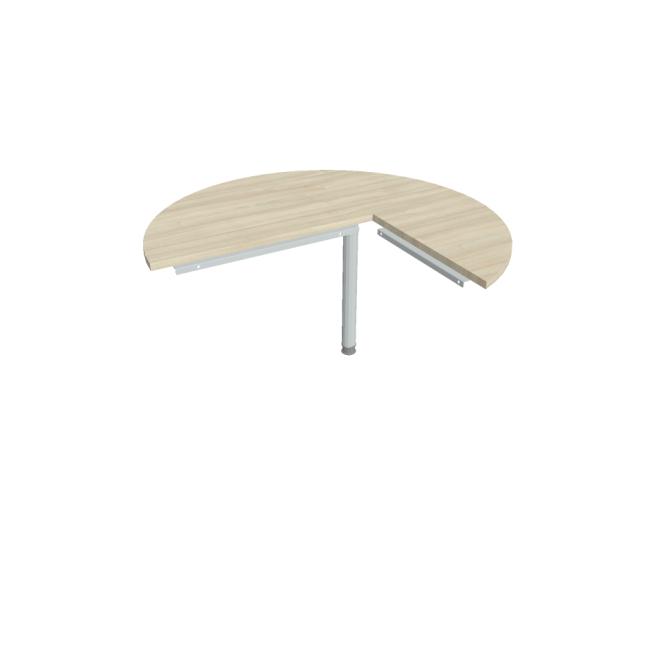 [ON412312] Cross side table, left, 120x75.5x(80x60) cm, agate/metal