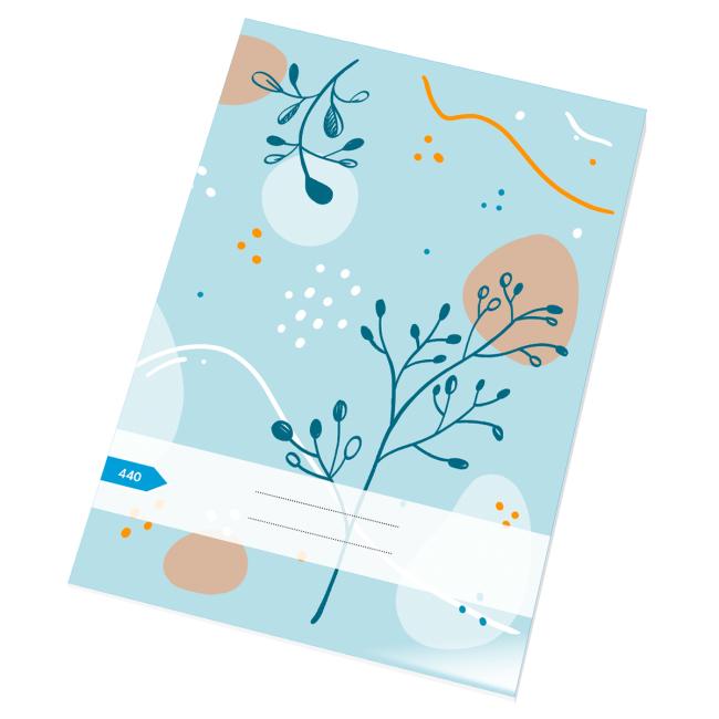 Zápisník 440, A4, 40 listov, čistý