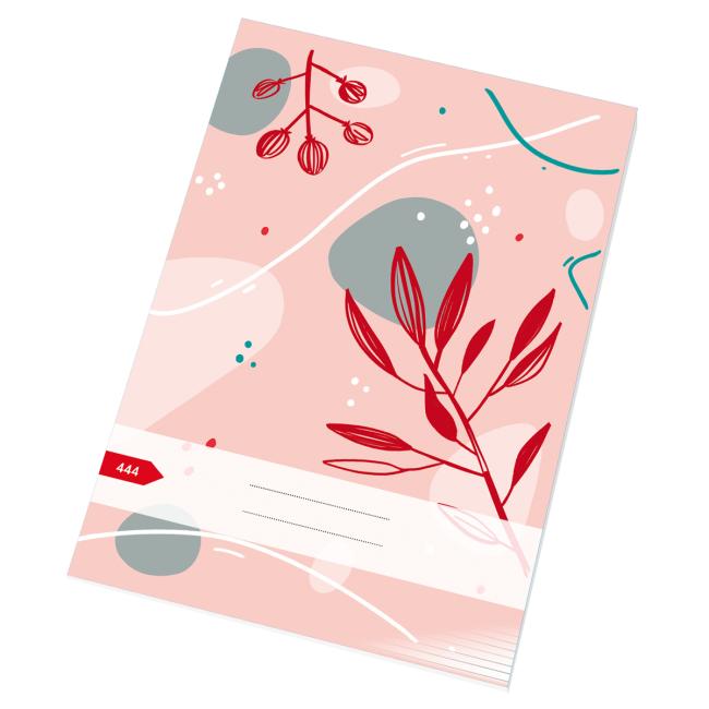 Zošit 444, A4, 40 listov, linajkový