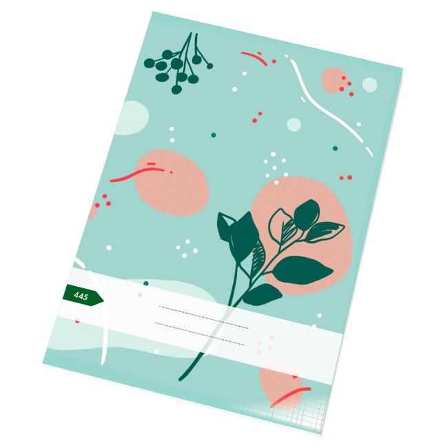 Zápisník 445, A4, 40 listov, štvorcový