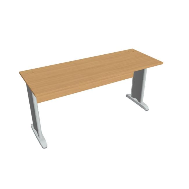 [ON416122] Cross work table, 160x75.5x60 cm, beech/metal