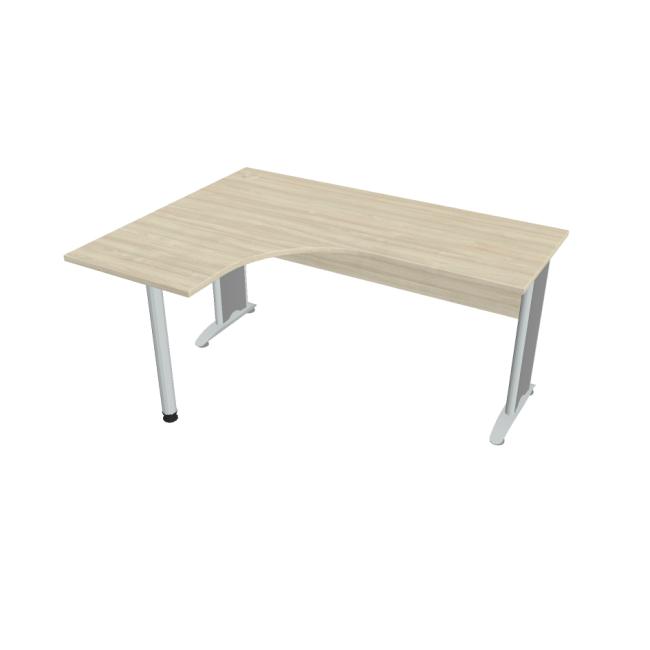 [ON416312] Cross desk, ergo, right, 160x75.5x120 cm, agate/metal