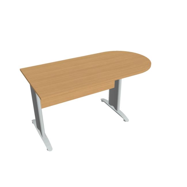 Additional table Cross, 160x75.5x80 cm, beech/metal