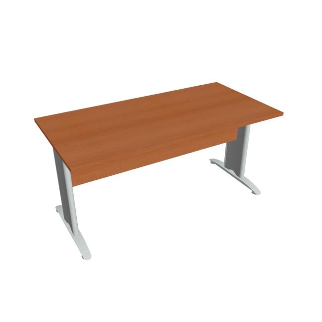 Conference table Cross, 160x75.5x80 cm, cherry/metal