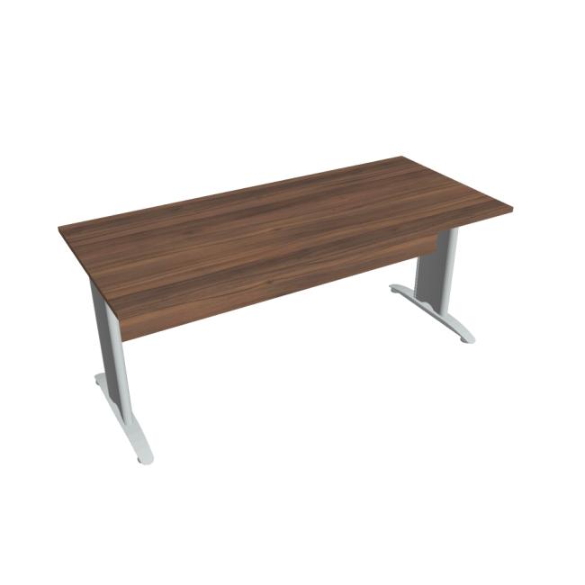 Conference table Cross, 180x75.5x80 cm, walnut/metal