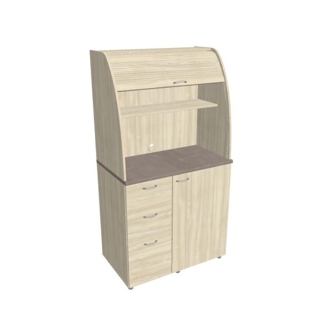 [ON450111] Kuchyňa bez zariadenia ponechaná, 100x189,1x60 cm, agát/agát