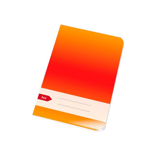 [BK056400] Zápisník 564, A5, 60 listov, linajkový