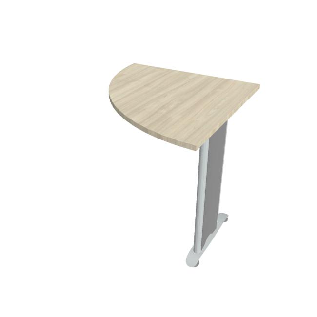 Cross side table, left, 80x75.5x80 cm, agate/metal