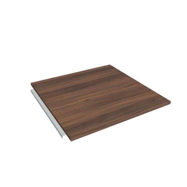 Prídavný stolík Cross, 80x80 cm, orech