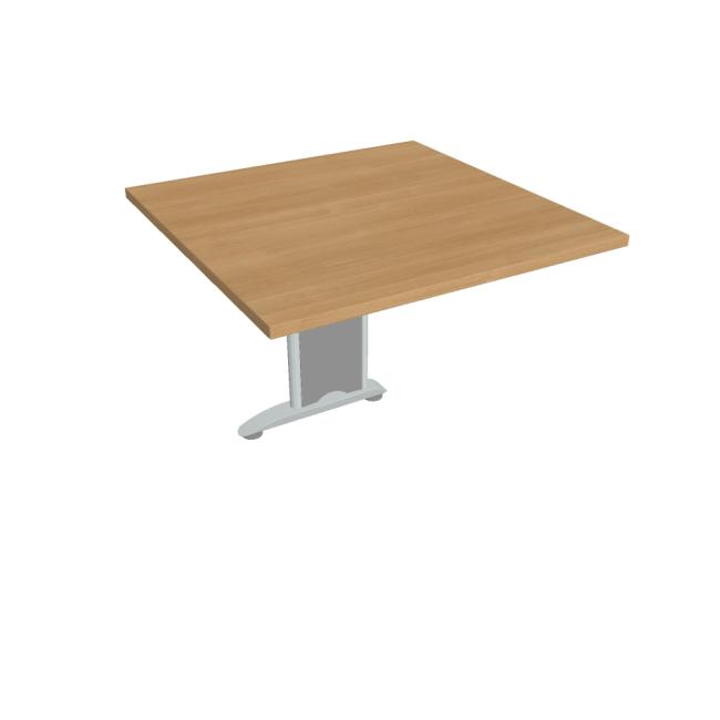 [ON480642] Additional table Cross, 80x75.5x80 cm, oak/metal