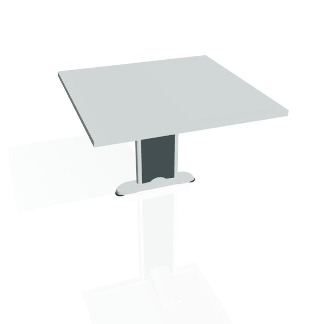 [ON480672] Additional table Cross, 80x75.5x80 cm, grey/metal