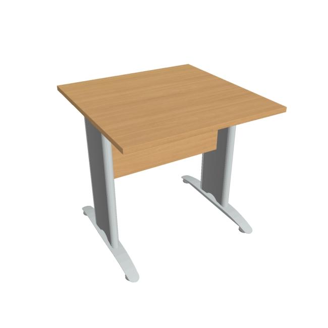 Conference table Cross, 80x75.5x80 cm, beech/metal