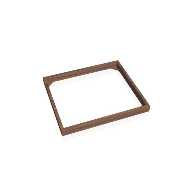 [ON500586] Plinth for Strong cabinets, 58.5x5x51 cm, walnut