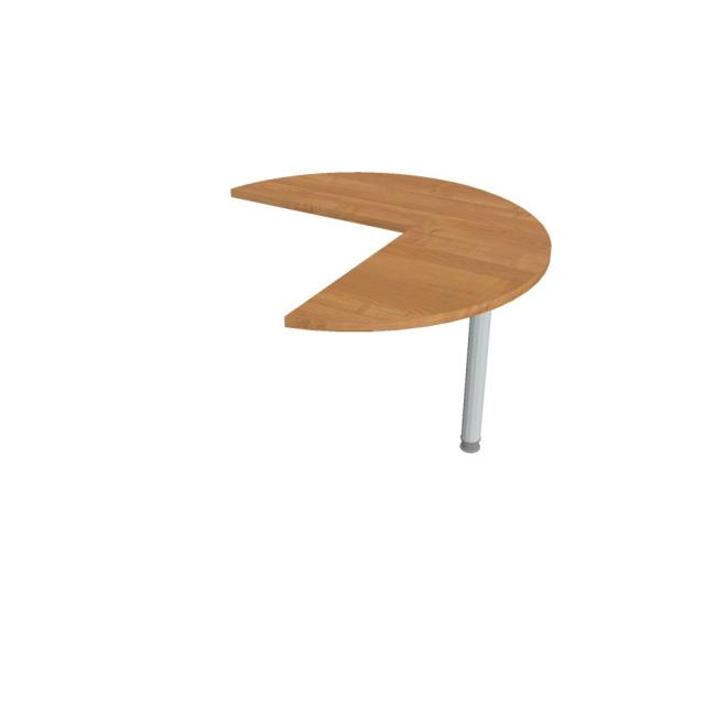 [ON510132] Additional table Flex, right, 100.0x75.5x(60x60) cm, alder/metal