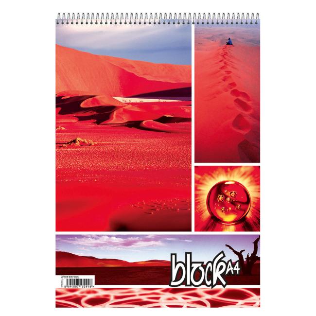 Poznámkový blok Krpa A4 50 listov lemovaný hornou špirálou