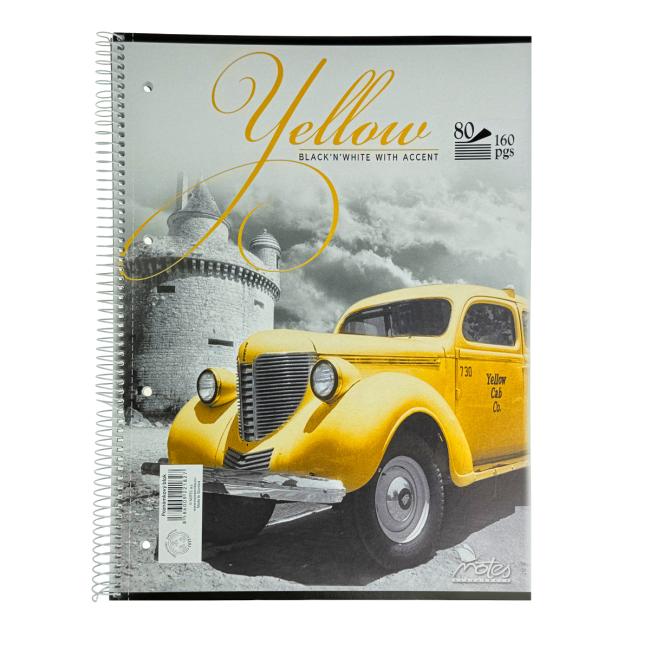 [BK140802] Block College A4 80 listov čistá bočná špirála