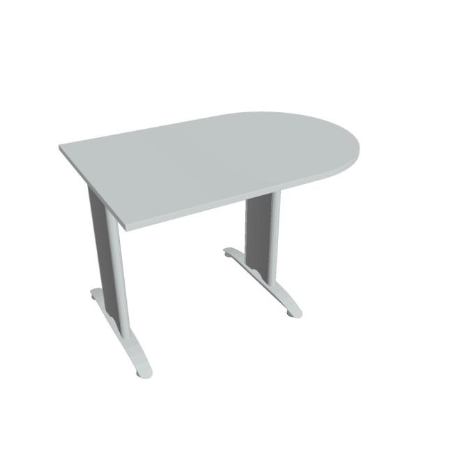 Additional table Flex, 120x75.5x80 cm, grey/metal