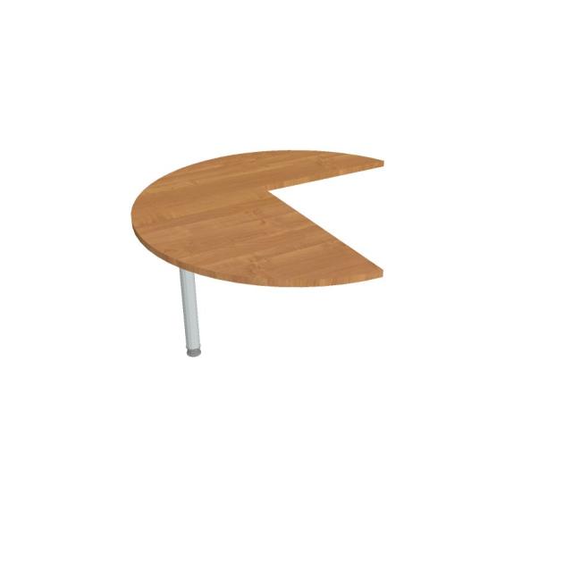 [ON512532] Additional table Flex, left, 120x75.5x(80x60) cm, alder/metal