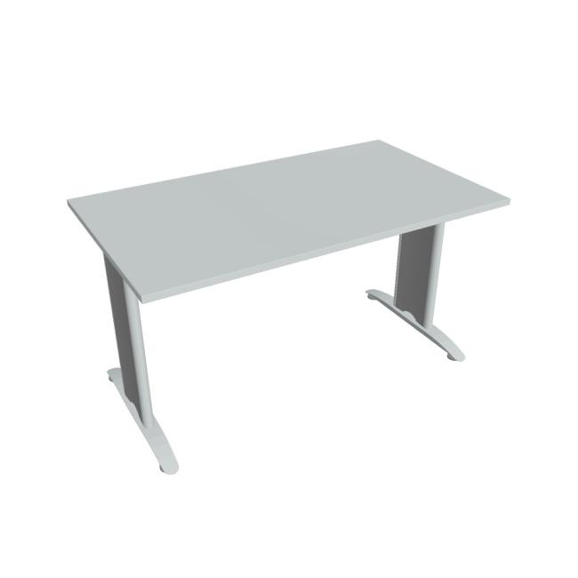 Flex meeting table, 140x75.5x80 cm, grey/metal