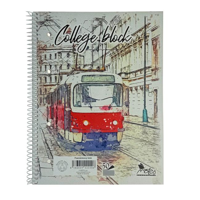 Block College Notes A5 50 lined sheets