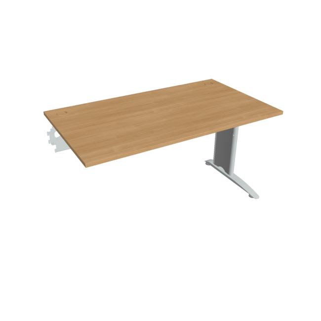 [ON514142] Flex desk, 140x75.5x80 cm, oak/metal
