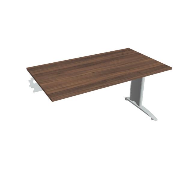 [ON514162] Flex desk, 140x75.5x80 cm, walnut/metal