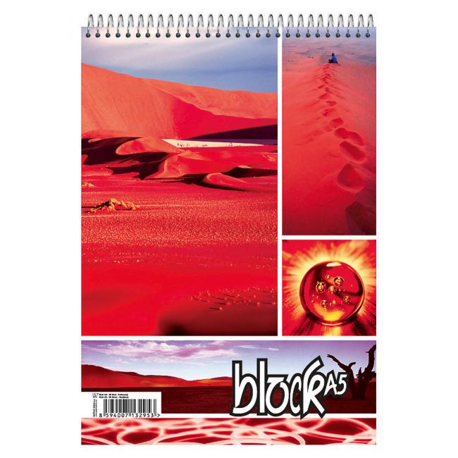 Notepad Krpa A5 50 sheets lined upper spiral