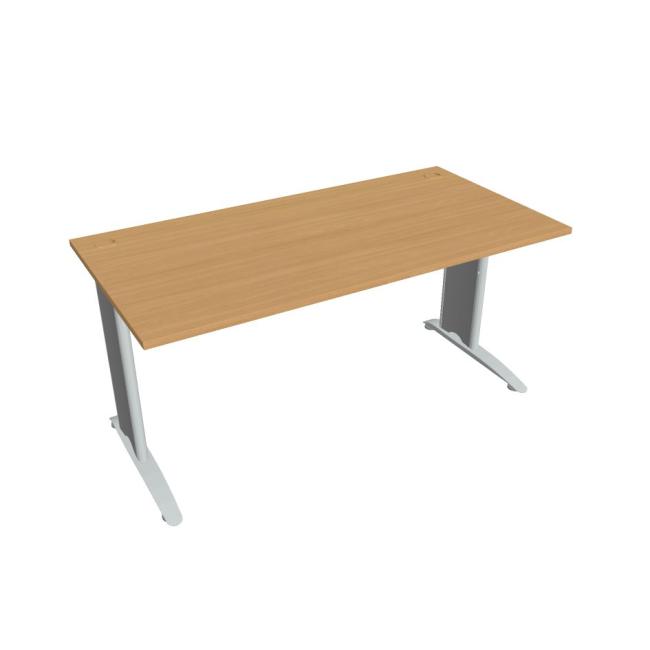 Flex desk, 160x75.5x80 cm, beech/metal