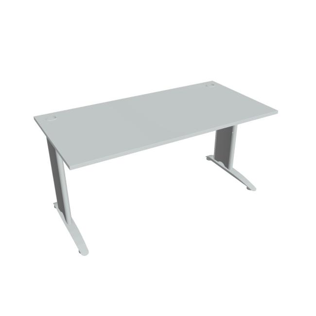 Flex desk, 160x75.5x80 cm, grey/metal
