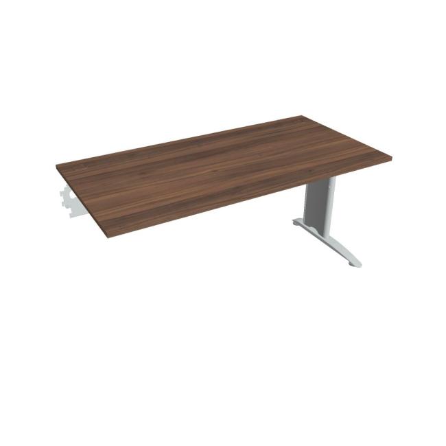 [ON516162] Flex desk, 160x75.5x80 cm, walnut/metal