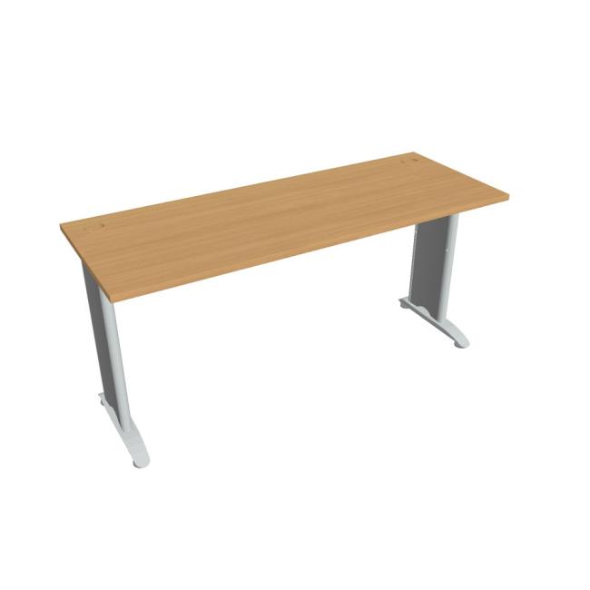 Flex desk, 160x75.5x60 cm, beech/metal