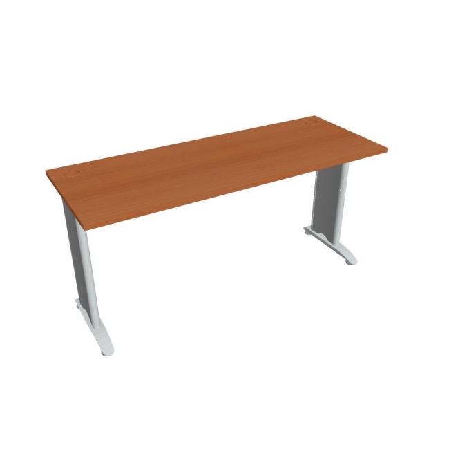 Flex desk, 160x75.5x60 cm, cherry/metal
