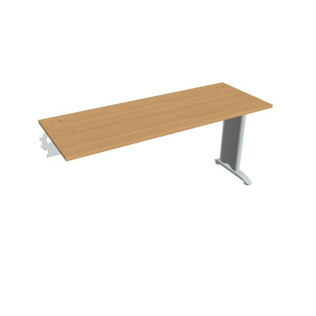 Písací stôl Flex, 160x75,5x60 cm, buk/kov