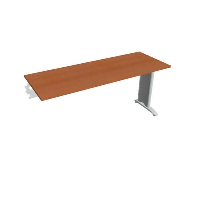 Flex desk, 160x75.5x60 cm, cherry/metal