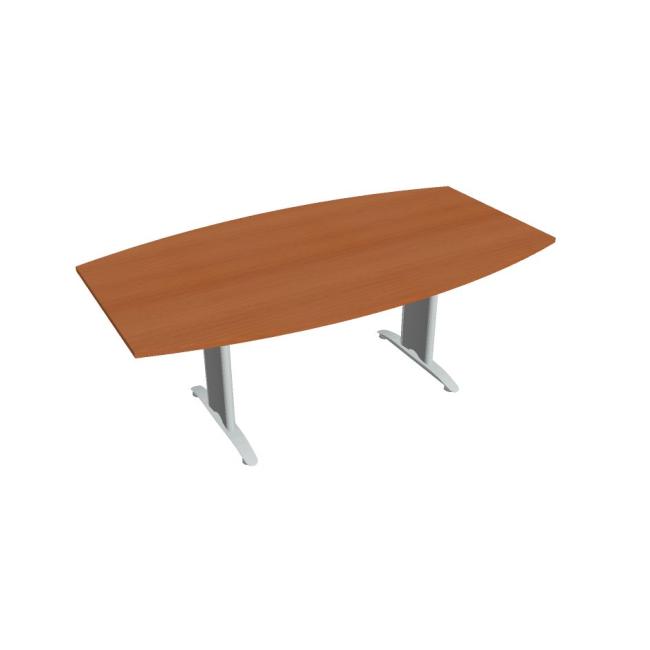 Flex meeting table, 200x75.5x110 cm, cherry/metal