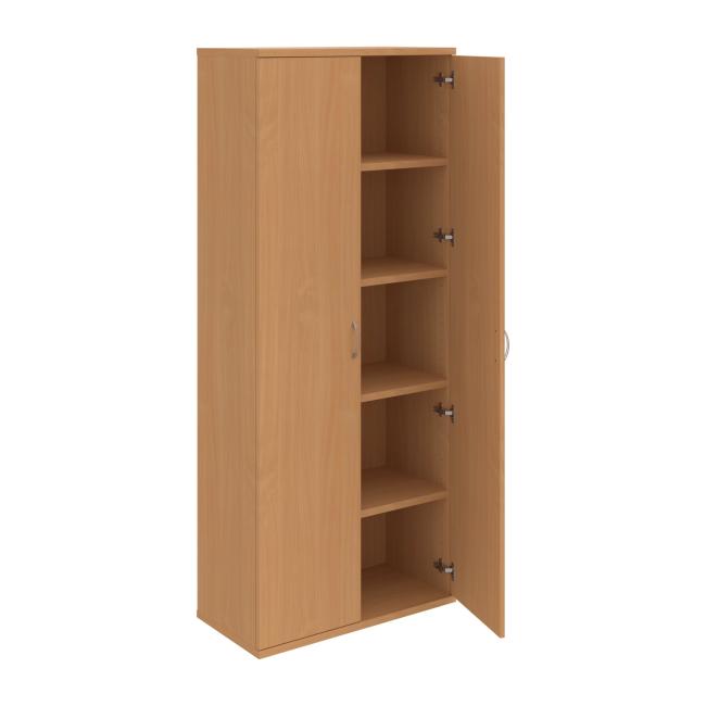 Strong bookcase, 80x192x40 cm, beech/beech
