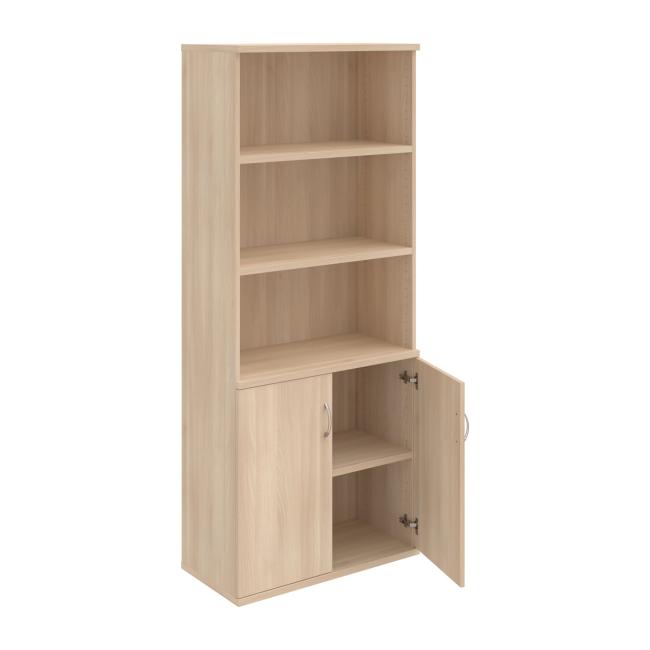 Strong bookcase, 80x192x40 cm, agate/agate