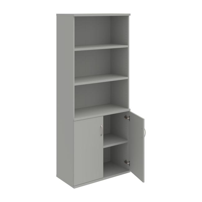 Strong shelf cabinet, 80x192x40 cm, gray/grey