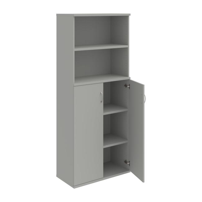 Strong shelf cabinet, 80x192x40 cm, gray/grey