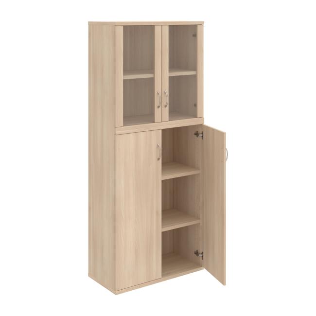 Strong bookcase, 80x192x40 cm, agate/agate