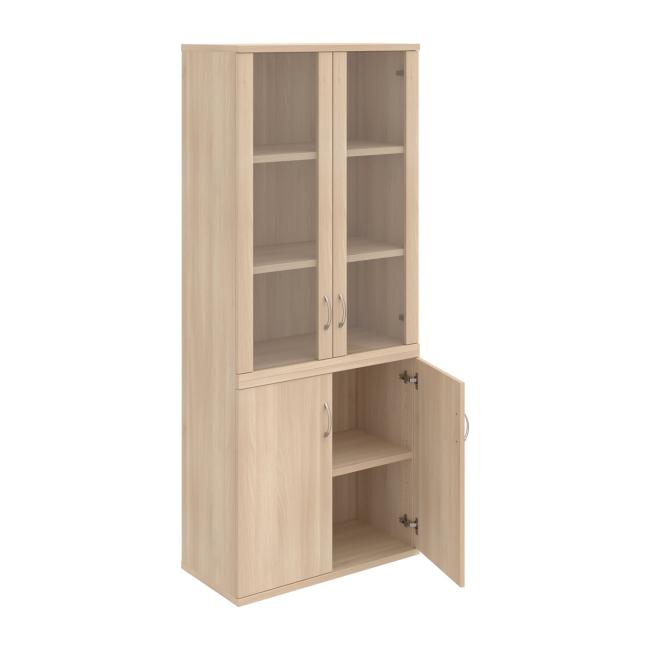 Strong bookcase, 80x192x40 cm, agate/agate