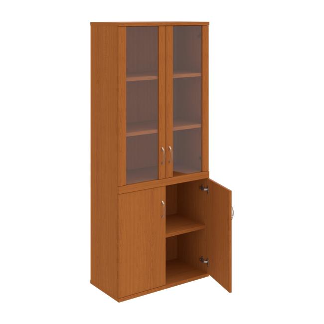 Strong shelf cabinet, 80x192x40 cm, cherry/cherry