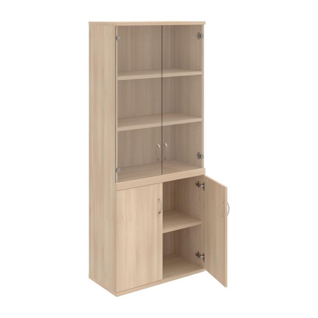 Strong bookcase, 80x192x40 cm, agate/agate
