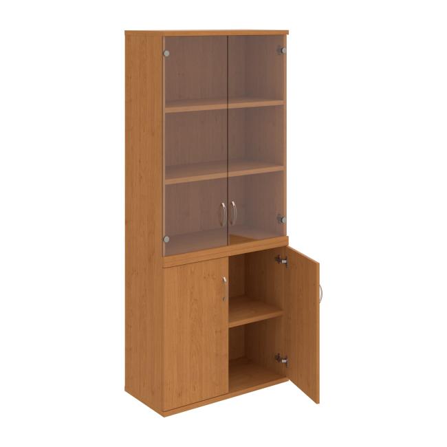 Strong shelf cabinet, 80x192x40 cm, cherry/cherry