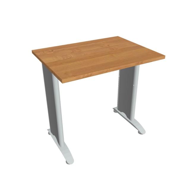 Písací stôl Flex, 80x75,5x60 cm, jelša/kov